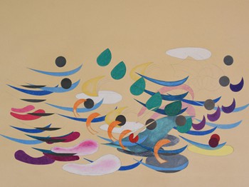 Coriandoli, 2022, coloured pencils on paper, 50x70
cm